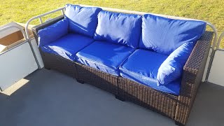 Pontoon Remodel  Part 1  PE Wicker Sofas  Seat Alternatives [upl. by Renita]