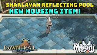 FFXIV Sharlayan Reflecting Pool  Housing Item [upl. by Sauveur67]