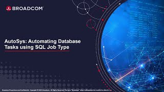 AutoSys Automate Database Tasks using SQL Jobs [upl. by Sharla]