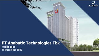 Public Expose  Pubex ATIC  Anabatic Technologies Tbk 2023 [upl. by Leakim834]