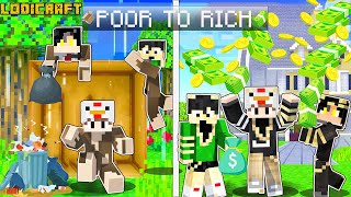 From POOR To RICH in Minecraft Tagalog [upl. by Karalee796]