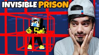 How I Escaped This INVISIBLE PRISON in Minecraft EPIC [upl. by Yrogreg]