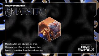 TFT Set 10 Maestro Jhin Music Track 2 [upl. by Hairas629]