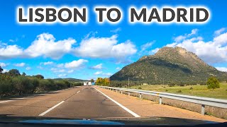 Lisbon to Madrid  Timelapse Drive 4K [upl. by Eoz]