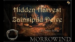 TESO  Morrowind  Hidden Harvest Quest  Zainsipilu Delve  Alt Endings [upl. by Cord]