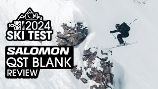 Should you be skiing the SALOMON QST BLANK for winter 20232024 Newschoolers Ski Test Review [upl. by Allekram571]