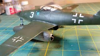 German Messerschmitt Me 262 Tamiya 148 Model Build [upl. by Adolphus]