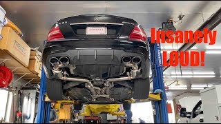 We Made My W204 C63 The Best Sounding AMG Ever LT Headers  Straight Piped [upl. by Yeldud]