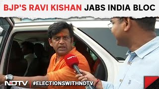 Gorakhpur Voting News  BJPs Ravi Kishan Jabs INDIA Bloc quotTheir Last Meetingquot [upl. by Annahahs]