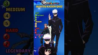 JUJUTSU KAISEN Character Quiz Challenge Can You Guess Them jujutsukaisen jujutsu quiz [upl. by Helfant]