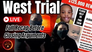 Trezell and Jacqueline West Murder Trial  Missing Adoptive Children Murder Case [upl. by Kataway]