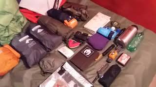 Updated What goes in my Osprey Kestrel 48 litre pack My Dartmoor winter camping gear [upl. by Aihsekin]