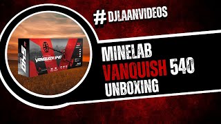 Metaaldetector Minelab VANQUISH 540 UNBOXING [upl. by Klara]