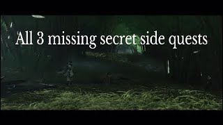 Ghost of Tsushima All 3 missing secret side quests [upl. by Farmer]