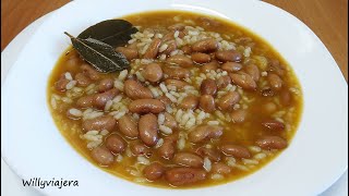 JUDÍAS PINTAS👌🥄 CON ARROZ Un plato super completo [upl. by Combs]