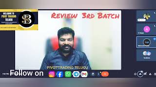 Review of our Pivot Trading Telugu 3rd Batch Student [upl. by Fidole670]