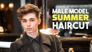 BEST Male Model Summer Haircut amp Hairstyle  Mens Hair  BluMaan 2018 [upl. by Tunnell]