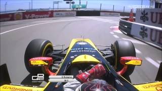 GP2 2013 Richelm onboard at Monaco FP [upl. by Ryle175]