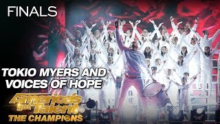 Tokio Myers And Voices Of Hope Childrens Choir Stun The Crowd  Americas Got Talent The Champions [upl. by Nomyt]