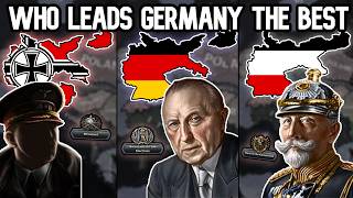 Which German Path leads to VICTORY HOI4 AI Triple TImelapse [upl. by Anastatius]