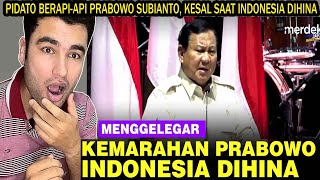 PIDATO GERAM PRABOWO SUBIANTO KEMARAHAN PRABOWO INDONESIA DIHINA KESAL SAAT INDONESIA DIHINA [upl. by Timothea]