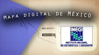 Mapa Digital de México de INEGI Descarga y primero pasos [upl. by Namdor]