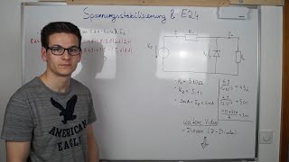 SPANNUNGSSTABILISIERUNG amp E24Reihe  Elektrotechnik [upl. by Analle]