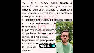 Discussão de questões sobre tromboembolismo pulmonar [upl. by Bridges197]