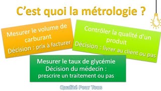 Cest quoi la métrologie [upl. by Laure]