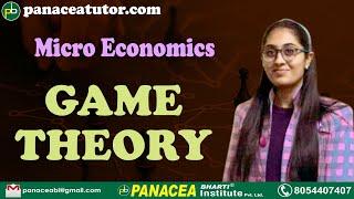 Game Theory  Strategic Behavior  Prisoners dilemma  UGC NETJRF  Micro Economics  PanaceaTutor [upl. by Norramic]