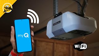 How to Connect Liftmaster Garage Door Opener to WiFi with MyQ app [upl. by Bradshaw]