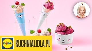 LODY WEGAŃSKIE 🍨  Daria Ładocha amp Kuchnia Lidla [upl. by Ladnor]