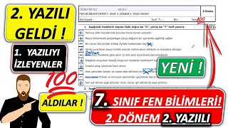 7sınıf fen bilimleri 2 dönem 2 yazılı [upl. by Sille]