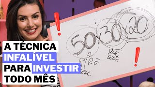 50 x 30 x 20  TÉCNICA SIMPLES E PODEROSA PARA INVESTIR DINHEIRO Revelei o meu segredo [upl. by Akinad]