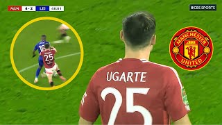 Manuel Ugarte vs Leicester  NEW MAN UNITED PLAYER🔴 [upl. by Alain172]