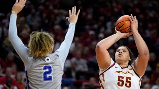 No 4 UConn to present huge test for Iowa State women Tuesday night [upl. by Oicnaneb]