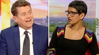 BBC Breakfasts Naga Munchetty fumes in awkward clash with Mike Bushell [upl. by Sillek]