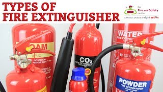 Types of Fire Extinguisher and Their Uses [upl. by Karlotte196]