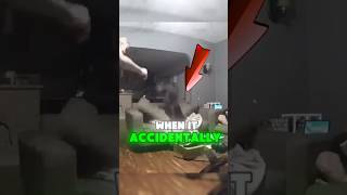 Dog Accidentally Shatters Glass Table 🐕‍🦺😱 shorts doglovers doglove animals dog [upl. by Martinson]