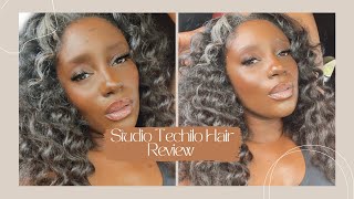 HAIR REVIEW Studio Techilo Micro Links Review  Exotic Curly [upl. by Sikras]