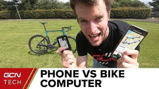 Phone VS Cycling Computer Does A Smart Phone Do The Job [upl. by Gnilrets31]