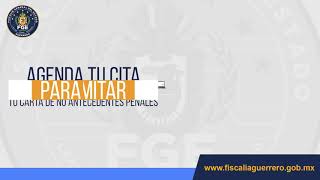 📄📆🗣Agenda tu cita para realizar el trámite de la carta de no antecedentes penales en la app l [upl. by Etnomaj]