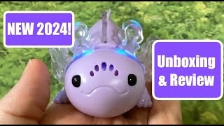 Wowwee Fingerlings Interactive Baby Axolotl Auggie unboxing amp review fingerlings toys [upl. by Ennaharas]