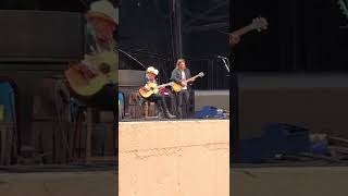 Willie Nelson live blues solo with son Lukas Nelson Kansas City 2021 [upl. by Gearhart353]