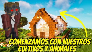 CONSTRUYO UNA GRANJA en MINECRAFT  TD 2 [upl. by Siesser384]