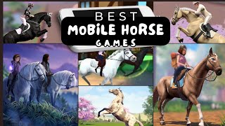 BEST MOBILE Horse Games 2024 📱🐎🎮 [upl. by Chlori]