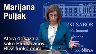 Puljak Afera dokazala kako Plenkovićev HDZ funkcionira [upl. by Xel]