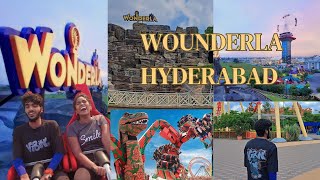 Wonderla Hyderabad 🎢  Amusement park in Hyderabad 2023  Anwrvibes vlogs [upl. by Esidnac573]