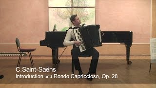 SaintSaëns Introduction amp Rondo Capriccioso Op 28 CLASSICAL ACCORDION Kravchuk Кравчук аккордеон [upl. by Cherlyn]