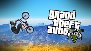 ZBURAM TOATA HARTA CU UN BMX  GTA 5 MODS [upl. by Brandy831]